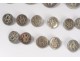 Lot 27 buttons of uniform livery monogram WB silver silver Agry XIX