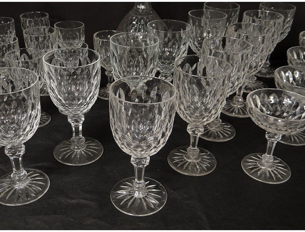 Verre à Vin Baccarat Modèle Chauny En Cristal - Prix à La Pièce, Occasion Très Bon état