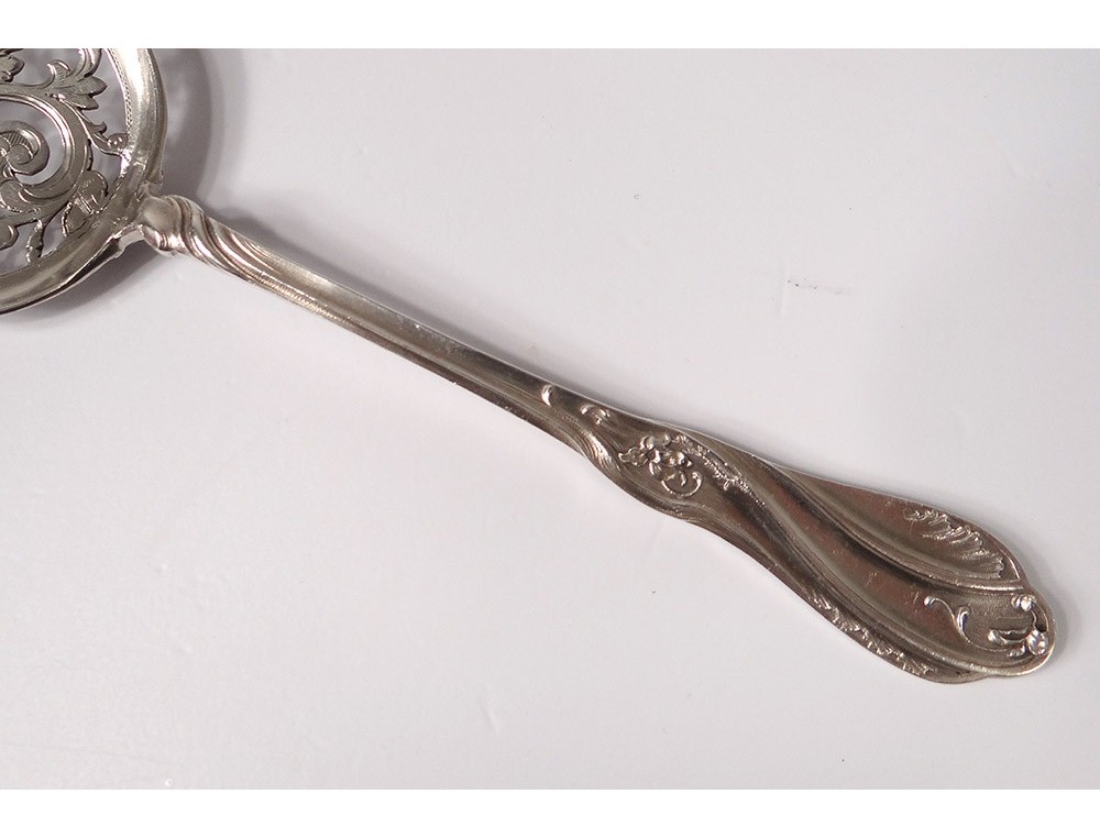 Pelle à Gâteau En Argent Sterling Massif - Bon état - Sans Marque