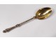 Service 12 teaspoons coffee silver vermeil Minerve Girard tea-pass XIX