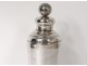 Antique silver cocktail shaker french XXth century
