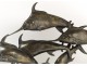Sculpture bronze swordfish marlins WA Lovegrove founder Susse Paris XXème