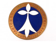 Plate of grille Badge insignia Club Automobile Armoricain Morbihan XXème