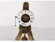 Small clock skeleton gilt brass wood clock clock french clock XIXth century