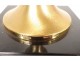 Lampe Maison Charles France Epi of corn gilt bronze marble black design XXè