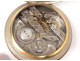 Watch regulator metal dial enamelled cloth golden watch nineteenth century