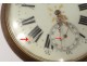 Watch regulator metal dial enamelled cloth golden watch nineteenth century