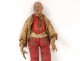 Santon Neapolitan wood polychrome bald man sculpture XVIIIth century