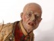Santon Neapolitan wood polychrome bald man sculpture XVIIIth century