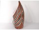 Sculpture foot lamp ceramic Accolay ethnic decoration 1950 20th century