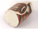 Sculpture foot lamp ceramic Accolay ethnic decoration 1950 20th century