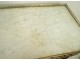 Small console Louis XVI mahogany marble white gilt bronze XIXth century