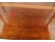 Small console Louis XVI mahogany marble white gilt bronze XIXth century