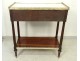 Small console Louis XVI mahogany marble white gilt bronze XIXth century