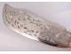 Fish service silver filled with Minerva goldsmith Huignard Art Nouveau XIXth c.