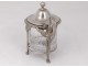 Mustard Salt Shaker Salt Sterling Silver Coq Paris Sphinx Ier Empire 19th