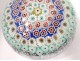 Sulfur paperweight crystal Baccarat millefiori flowers paperweight XIXth