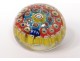 Sulphureous paperweight crystal Baccarat millefiori paperweight 1858