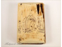Matchbox ivory of Dieppe, nineteenth century