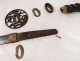 Japanese sword Wakizashi Japan nakago tsuba japan sword XVIth century