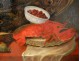 HST Painting Still Life with Lobster eighteenth boar Peacock