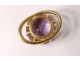 Sterling silver ring 18 caratts coral gold ring 7,94gr 20th century