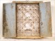 Moroccan windows, wrought iron gate, painted wood, twentieth