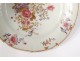 Pair dishes hollow porcelain Company Indes family pink butterfly XVIII