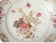 Pair dishes hollow porcelain Company Indes family pink butterfly XVIII