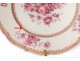 Pair dishes porcelain dishes Company Indes family pink flowers eighteenth