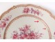 Pair dishes porcelain dishes Company Indes family pink flowers eighteenth