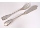 12 covers silver fish silver Minerve silversmith Henin &amp; Cie 1626gr 19è