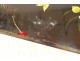 Coffee Table Japan wood lacquered birds phoenix pond water lilies panel XVIII