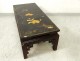 Coffee Table Japan wood lacquered birds phoenix pond water lilies panel XVIII